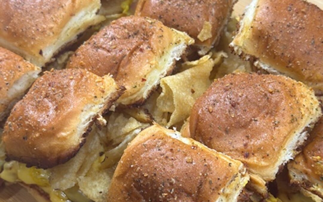 Fried Bologna Sliders