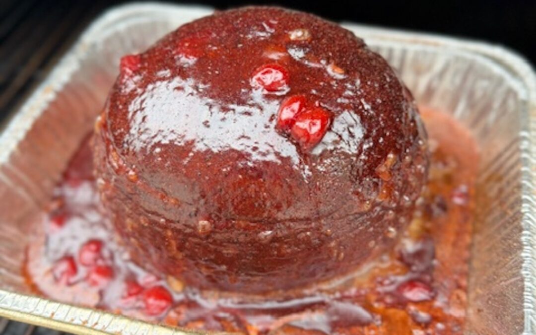 Double Smoked Glazed Ham with Cherries