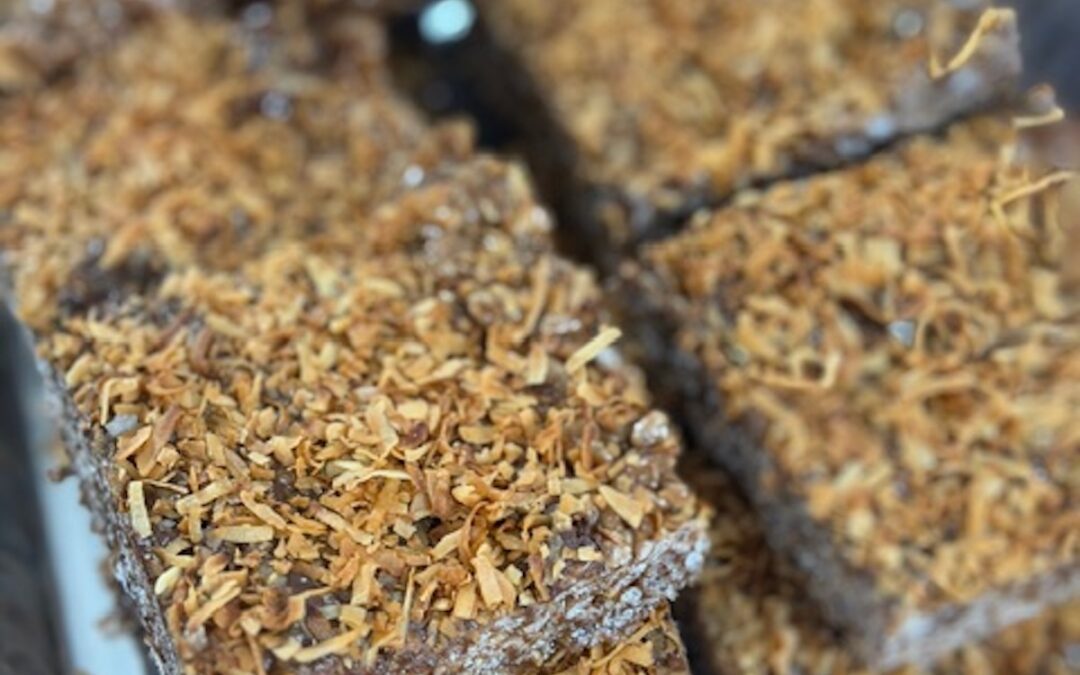 Samoas Rice Krispie Treats (Chocolate and Coconut)